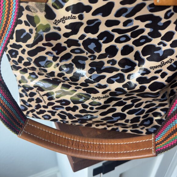 Consuela Classic Leopard Multicolor tote - Picture 10 of 16